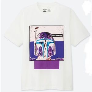 NWOT Uniqlo Star Wars Boba Fett T-shirt Unisex